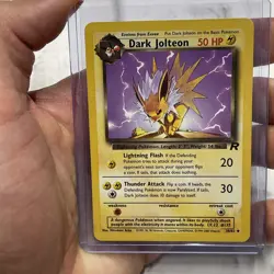 Pokemon TCG Team Rocket #38/82 Dark Jolteon LP Vintage Card Nintendo Uncommon - Image 1