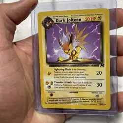 Pokemon TCG Team Rocket #38/82 Dark Jolteon LP Vintage Card Nintendo Uncommon - Image 2