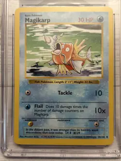 Magikarp 35/102 - Base Set Shadowless Cgc 9 Pokemon Card - Image 2