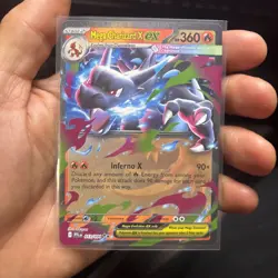 Mega Charizard Ex 013/094 Phantasmal Flames Pokemon Card - Image 1