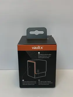 Vault X Exo-Tec Toploading Deck Box 80+ Card Capacity, Black & Electric Red NEW - Image 3