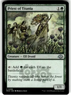 Priest of Titania Modern Horizons 3 Regular MTG NM - Image 1