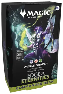 English Magic The Gathering Edge of Eternities Commander Deck World Sharper MTG - Image 1