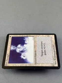 Holy Strength Alpha Edition MTG-Moderate Play VG-Vintage Magic the Gathering - Image 5