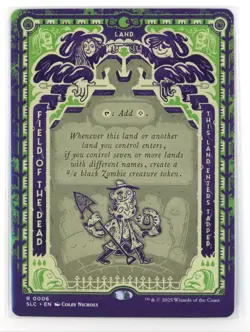 SLC Field of the Dead #6 Borderless Encyclopedia Countdown Secret Lair Non-Foil - Image 1