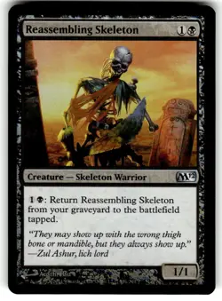 FOIL MTG Reassembling Skeleton Core Set 2012 (M12) Foil - Image 1