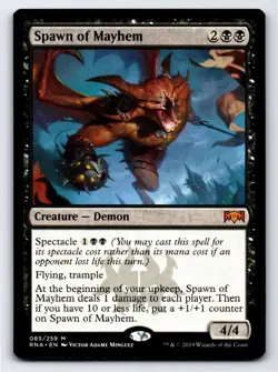 Spawn of Mayhem M Ravnica Allegiance # 85 NM Normal - Image 1