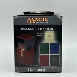 MTG Mana Ion Flip Deck Box Green Alcove Double Magnet Ultra Pro Magic Sealed! - Image 2