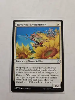 Flowerfoot Swordmaster - Bloomburrow - LP - MTG Magic - Uncommon - Creature - Image 1