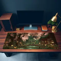 Kamigawa Selesnya Inspired Garden Shrine MTG Playmat - Image 3