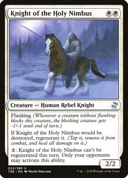 NM Knight of the Holy Nimbus, MTG, Time Spiral Remastered, Magic the Gathering, - Image 1