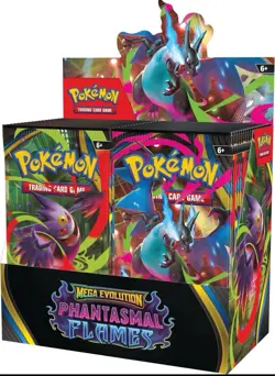 Pokemon TCG: Phantasmal Flames Factory Sealed Booster Box PRESALE 11/17 - Image 1