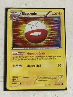 Pokemon 2013 Moderate Play Electrode 33/116 Plasma Freeze Holo Rare - Image 1