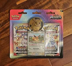 Pokemon TCG Prismatic Evolutions Eevee 2-Pack Blister - Image 1