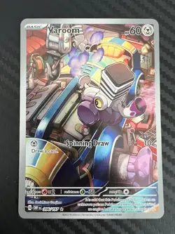 Pokemon TCG Vroom 206/197 Obsidian Flames Full Art Illustration Rare Holo NM - Image 1