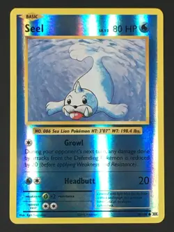 Pokemon TCG Seel 28/108 XY Evolutions Reverse Holo Common NM - Image 1