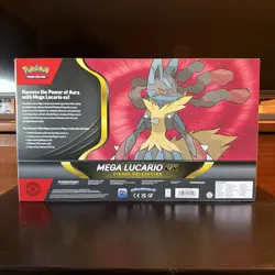 Pokemon TCG Mega Lucario ex Premium Figure Collection Box Factory Sealed - Image 2