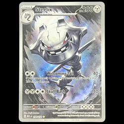 Pokemon TCG Steelix 150/132 Mega Evolutions Illustration Rare - Image 1