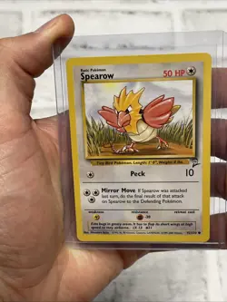 Spearow 92/130 Pokemon TCG 2000 Base Set 2 Regular Unlimited Common NM Vintage - Image 1