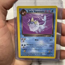 Pokemon TCG Dark Vaporeon Team Rocket 45/82 Regular Unlimited Uncommon LP+ Vtg - Image 1