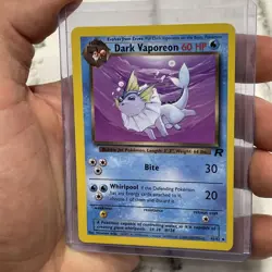 Pokemon TCG Dark Vaporeon Team Rocket 45/82 Regular Unlimited Uncommon LP+ Vtg - Image 2