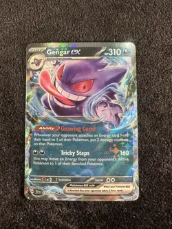 Gengar EX 104/162 Double Rare Temporal Forces Pokemon TCG Near Mint - Image 1