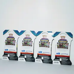 Pokemon: Twilight Masquerade - Sleeved Booster Packs Full Art Set of 4 Sealed - Image 2