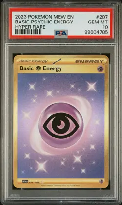 Pokemon TCG Basic Psychic Energy Scarlet & Violet 151 207/165 Hyper Rare PSA 10✅ - Image 1