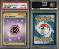 Pokemon TCG Basic Psychic Energy Scarlet & Violet 151 207/165 Hyper Rare PSA 10✅ - Image 3