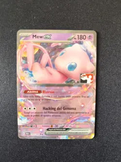 Carta Pokemon PSA Mew ex 151/165 ITA MINT 2023 Play! Pack Series Lega Promo Holo - Image 2