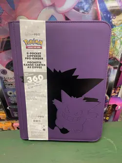 NEW Ultra Pro Zippered PRO Binder 9-Pocket Pokemon Elite Series Gengar - Image 1