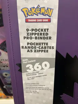 NEW Ultra Pro Zippered PRO Binder 9-Pocket Pokemon Elite Series Gengar - Image 2