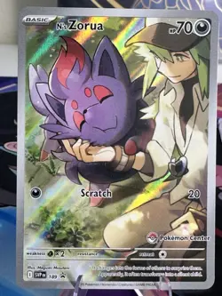 Pokemo Ns Zorua #189 Black Star Promo PSA 10/ And N’s Zorua Pokemon Center - Image 3