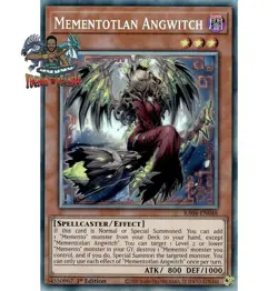 Yugioh! 1x Mementotlan Angwitch RA04-EN048 Collector's Rare 1st Ed NM - Image 1
