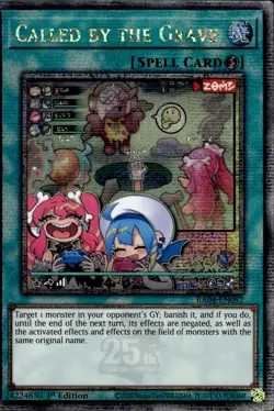 Called By The Grave - Quarter Century Secret Rare 1st Ed. RA04-EN092 - YuGiOh - Image 1
