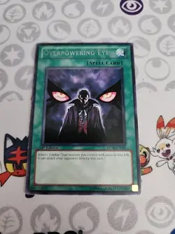 Yugioh! LP Overpowering Eye - STOR-EN094 - Rare - Unlimited Edition Lightly Play - Image 1