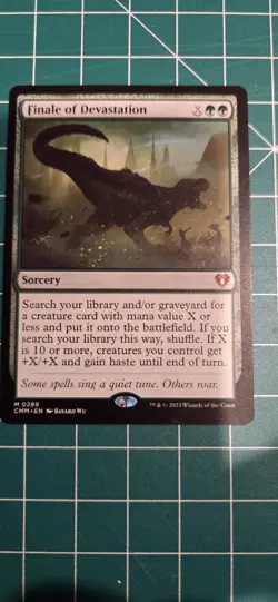 MTG Commander Masters 289 Finale of Devastation Regular Mythic Card - Image 1