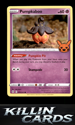 Pumpkaboo 076/203 Pokemon Promo Trick or Trade BOOster Bundle Card NM - Image 1