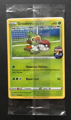 Grookey On The Ball 003/005 Futsal Pokemon Card PROMO UK Exclusive NEW SEALED - Image 1