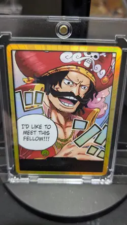 One Piece Card Don!! Gol D. Roger Gold ENGLISH OP13 Carrying on His Will GOLD - Image 4