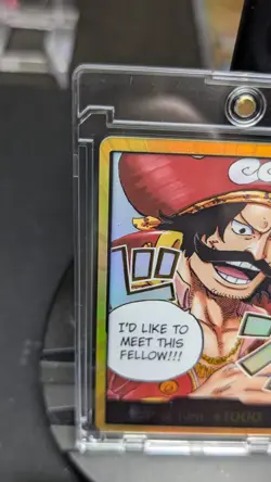 One Piece Card Don!! Gol D. Roger Gold ENGLISH OP13 Carrying on His Will GOLD - Image 5