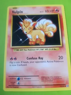 Vulpix 14/108 common XY Evolutions - Pokemon Card - very light play - Image 2
