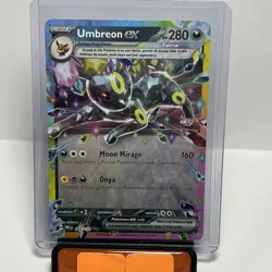 Pokemon TCG Umbreon EX 60/131 Double Rare Holo Card Prismatic Evolutions - Image 1