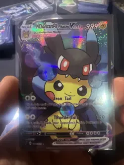 Pikachu Shiny Charizard Pokemon Card VMAX Rainbow GX EX GX ACG Star Holo Cosplay - Image 1