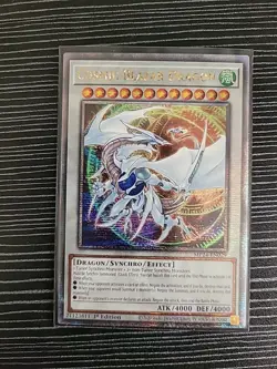 Cosmic Blazar Dragon Quarter Century Secret Rare Card MP24-EN029 - Image 1