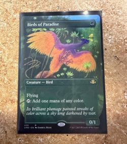 Birds of Paradise (Borderless) Dominaria Remastered Regular - Image 1