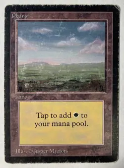 Plains (C) - Beta Edition - Magic the Gathering - HP - Image 1