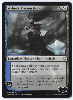 Ashiok, Dream Render U War of the Spark 228 LP - Image 1