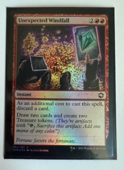 MTG: Unexpected Windfall Adventures in the Forgotten Realms Foil NM - Image 1