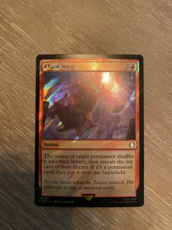 ?? MTG: Chaos Warp (Surge Foil) Universes Beyond: Fallout Foil - Image 1